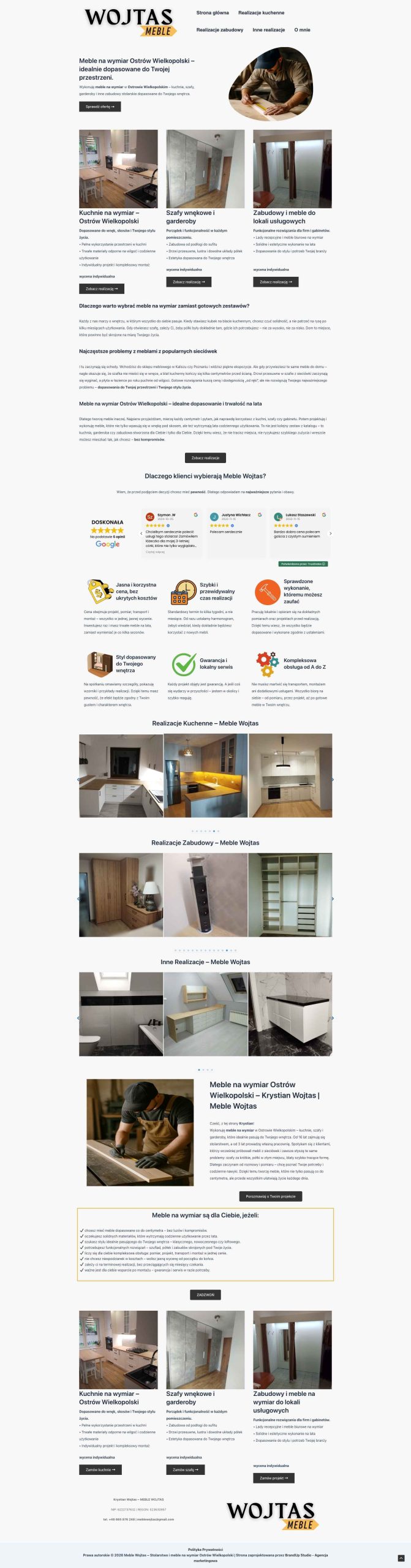 Galeria mebli na wymiar