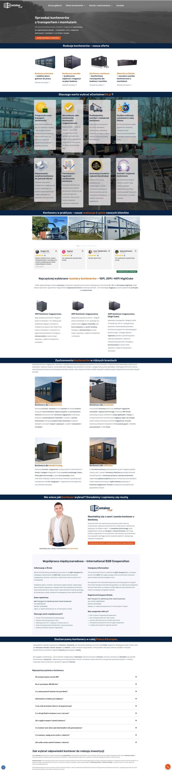 Katalog kontenerów morskich